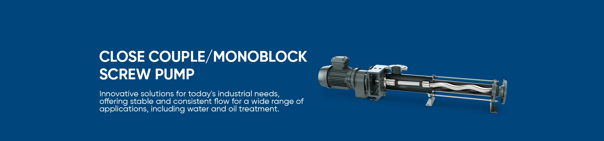 Close couple-Monoblock - Screw Pump - Verganio Screw Pump Mononlock Close couple-Monoblock - Screw Pump - Verganio Screw Pump Mononlock