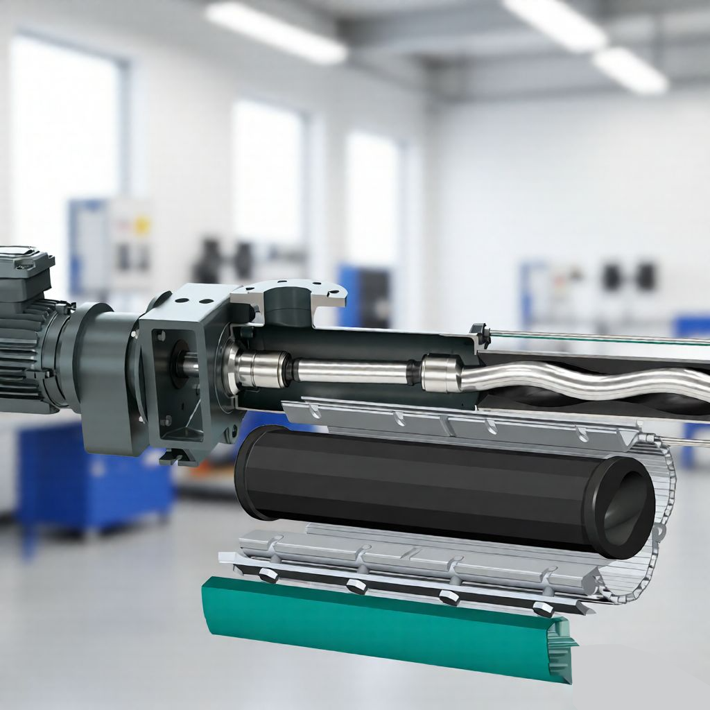 Close couple monoblock screw pump